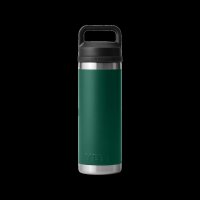 YETI Rambler18 oz Bottle Chug Black Forest Green (532 ml)