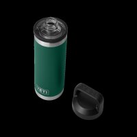 YETI Rambler18 oz Bottle Chug Black Forest Green (532 ml)