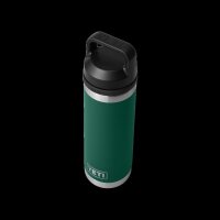 YETI Rambler18 oz Bottle Chug Black Forest Green (532 ml)