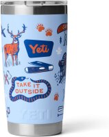 YETI Rambler 20 oz Tumbler (591ml) Big Sky Summer camp