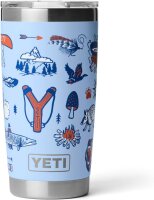 YETI Rambler 20 oz Tumbler (591ml) Big Sky Summer camp
