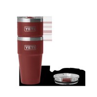 YETI Rambler 20 oz Stapelbarer Becher MS (591 ml) Stag Red