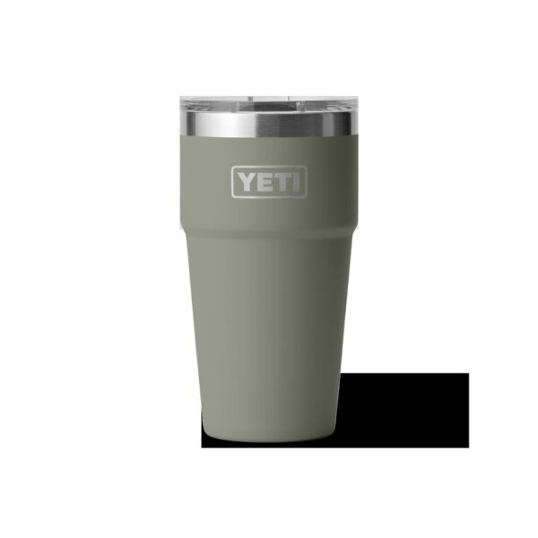 YETI Rambler 20 oz Stapelbarer Becher MS (591 ml) Pampa Green